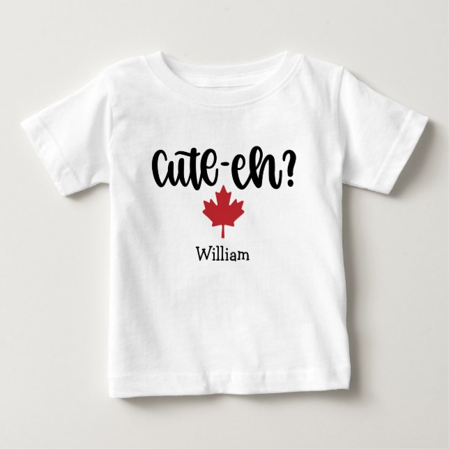 Camiseta Cute-eh Canadian Funny (Frente)