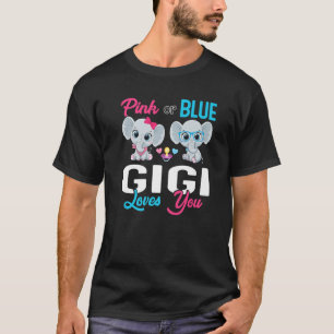 Camiseta Cute Elephant Keeper Of The Gender Gigi Loves You 