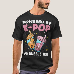 Camiseta Cute Engraçado, Equipado Com KAand Bubble Tea
