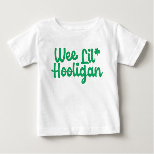 Camiseta Cute Engraçado Wee Lil Hooligan Dia de São Patríci