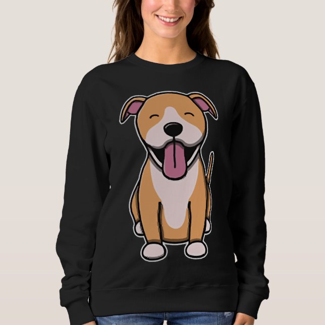 Camiseta Cute Fawn Pitbull (Frente)