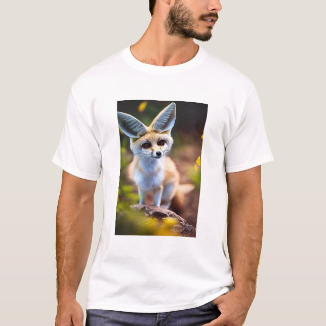 Camiseta Cute Fennec fox (Frente)