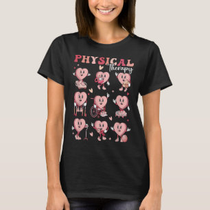 Camiseta Cute Fisioterapia Dia dos Namorados Pt Pta Pediatr
