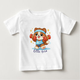 Camiseta Cute Fitness Bear