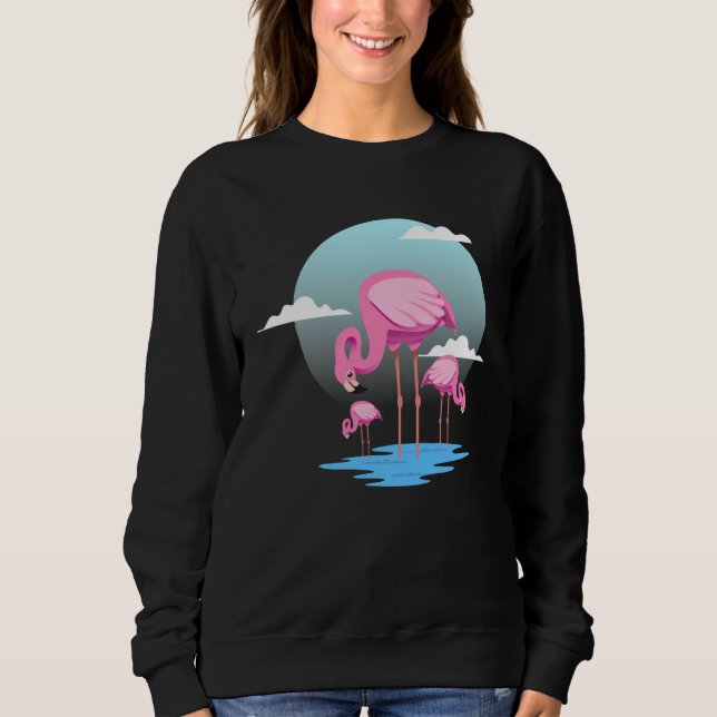Camiseta Cute Flamingo Zoo Bird Watcher (Frente)