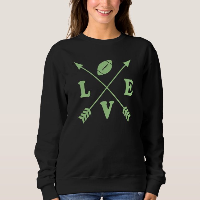 Camiseta Cute Football Graphic Trendy Arrow Football Life M (Frente)