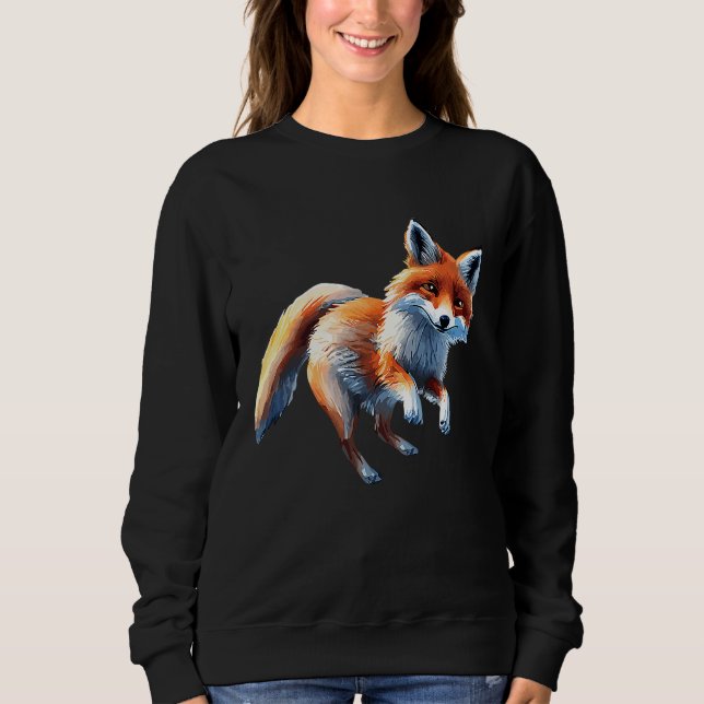 Camiseta Cute fox for men women ladies foxes lovers fox ani (Frente)