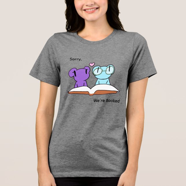 Camiseta Cute frog booklovers (Frente)