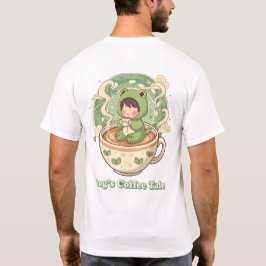 Camiseta Cute Froggy Coffee Tale Design