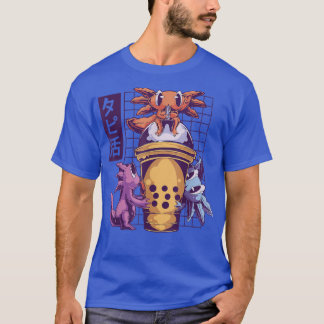 Camiseta Cute Funny Aolotl Ice Cream Cone Japanese Anime