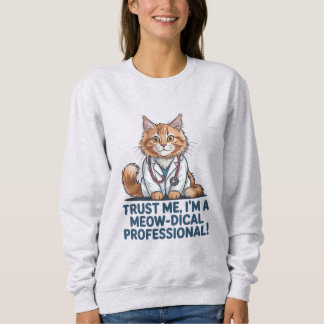Camiseta Cute Funny Cat Medical Pun Illustration