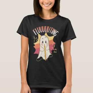 Camiseta Cute & Funny Halloween Ghost Flute & Fluting 6