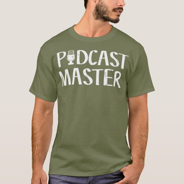 Camiseta Cute  Funny Podcast Master Podcasting (Frente)