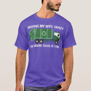 Camiseta Cute Garbage Truck Design For Men Dad Trash Truck