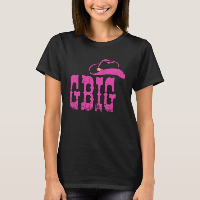 Camiseta Cute Gbig  Family Matching Gbig Big Little Sororit (Frente)