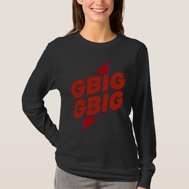 Camiseta Cute Gbig Family Matching Sister Gbig Big Little S (Frente)