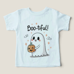 Camiseta "Cute Ghost Halloween Toddler T-Shirt"