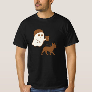 Camiseta Cute Ghost Walking Frenchie