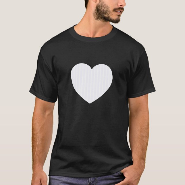 Camiseta Cute Ghost White Stripes Vertical Lines Pattern Mi (Frente)