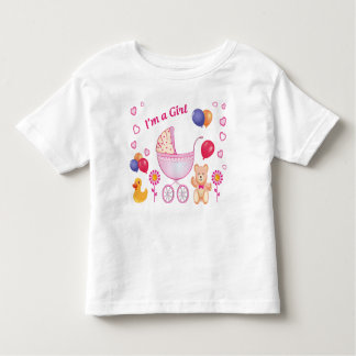 Camiseta Cute gift Colorful Toddler Girl Shirt