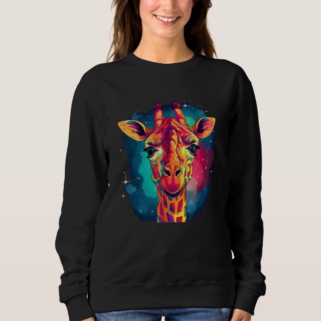 Camiseta Cute Giraffe Men Women Kids (Frente)