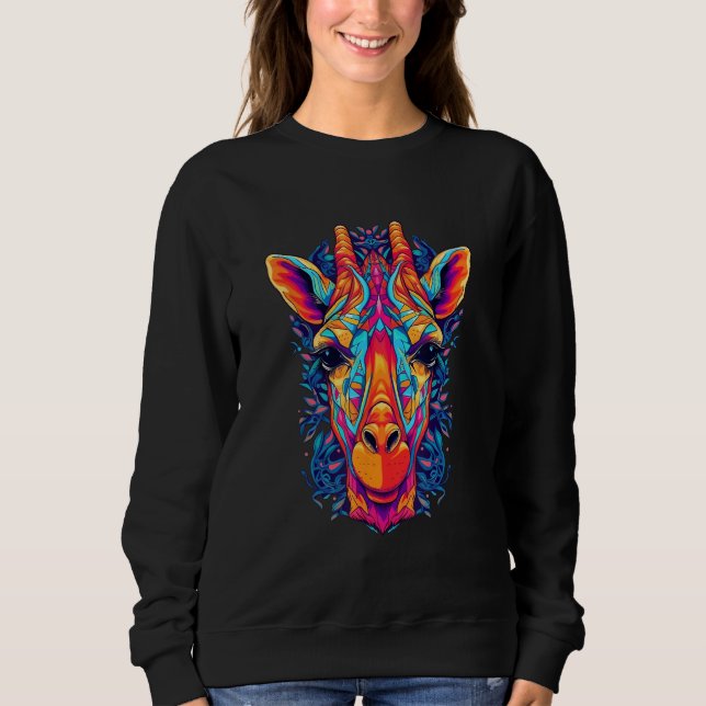 Camiseta Cute Giraffe Men Women Kids 21 (Frente)