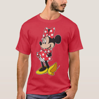 Camiseta Cute Girl Cartoon Mouse Pose friend