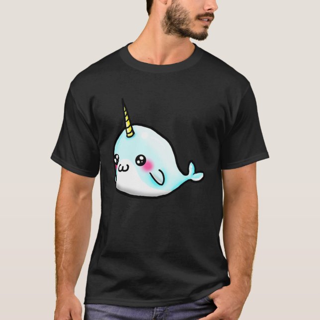 Camiseta Cute Girls   Narwhal (Frente)