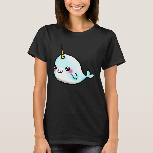 Camiseta Cute Girls   Narwhal (Frente)