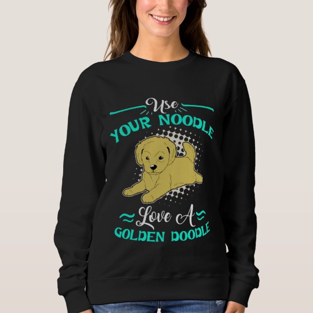 Camiseta Cute Goldendoodle  Womens Love A Golden Doodle (Frente)