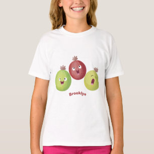 Camiseta Cute gooseberry trio singing cartoon
