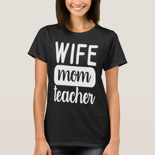 Camiseta Cute Graphic for Mama Homeschool Wife Mom Teacher (Frente)