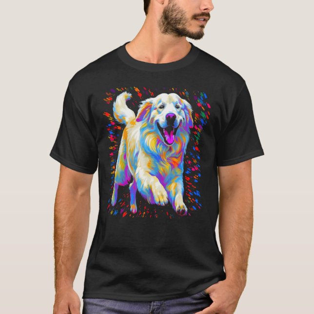 Camiseta Cute Great Pyrenees Dog (Frente)