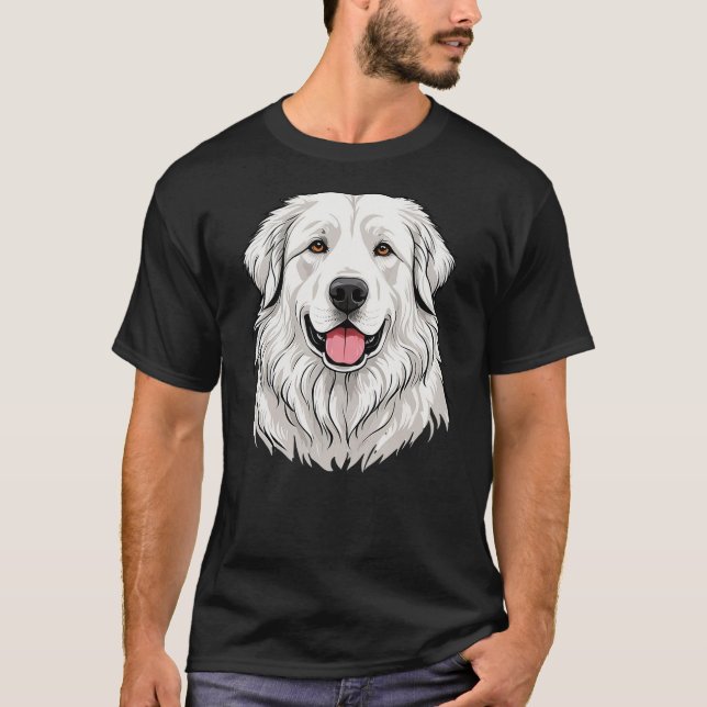 Camiseta Cute Great Pyrenees Dog Breed (Frente)