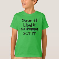 Camiseta Cute Green Mimada Pela Vovó