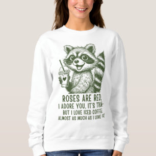 Camiseta Cute Guaxinim Amor de Café Gelado