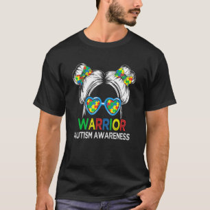 Camiseta Cute Guerreiro Puzzle Conscientização do Autismo C