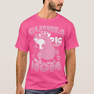 Camiseta Cute Guiné Pig Mãe 793