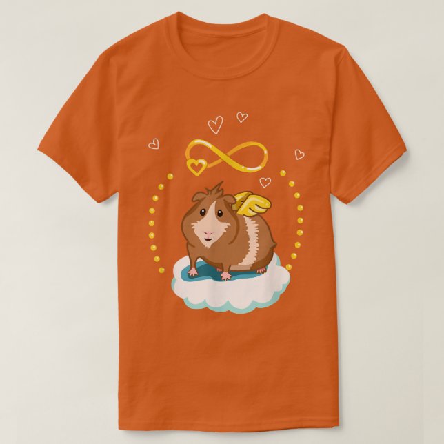 Camiseta Cute guinea pig angel gift  (Frente do Design)