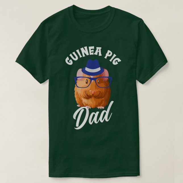Camiseta Cute Guinea Pig Dad 661  (Frente do Design)