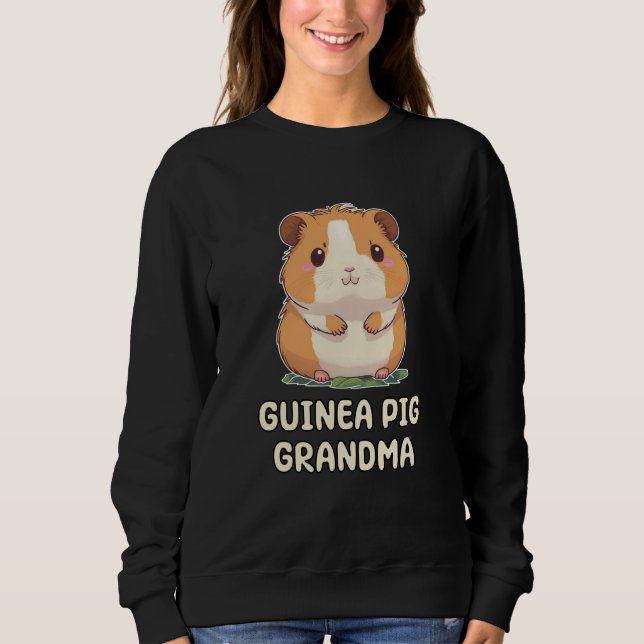Camiseta Cute Guinea Pig Grandma Grandmother Nana  1 (Frente)