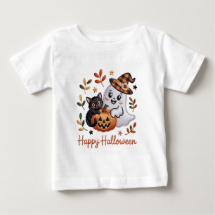 Camiseta Cute Halloween - Bordado Whimsical