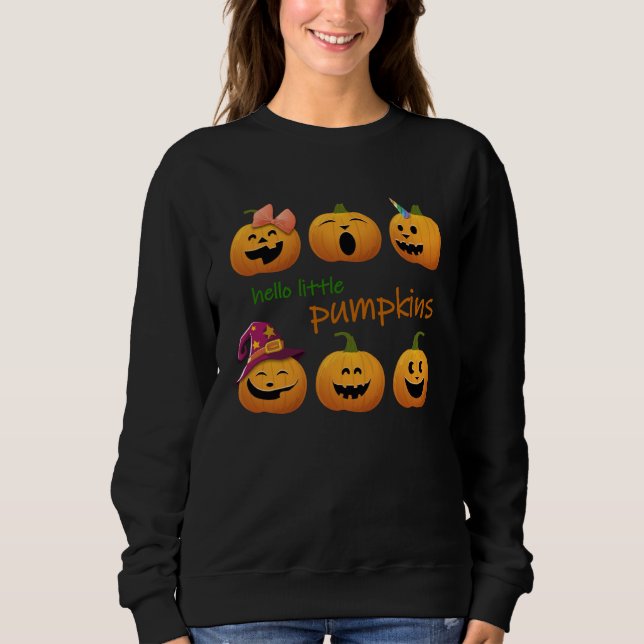 CAMISETA CUTE HALLOWEEN PUMPKINS (Frente)