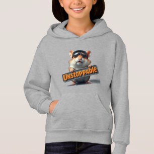 Camiseta Cute Hamster Hoodie – “Inparável” Motivacional