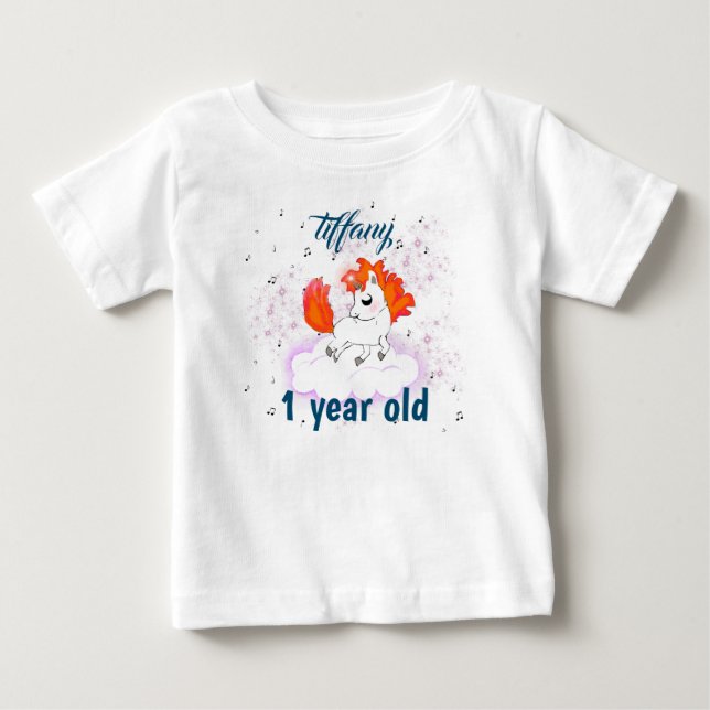 Camiseta cute Happiness magic unicorn (Frente)