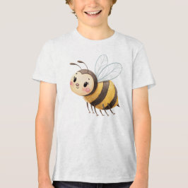 Camiseta Cute Happy Bumblebee Illustration
