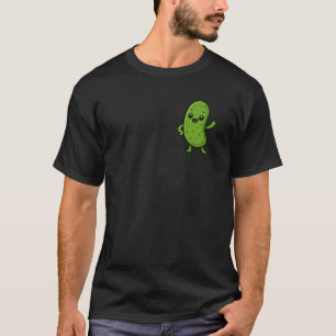 Camiseta Cute Happy Pickle Kawaii Cartoon - Personalizável