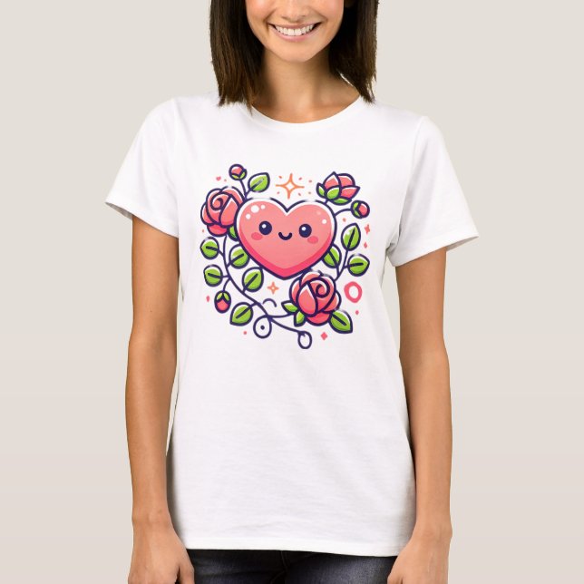 Camiseta Cute Heart (Frente)