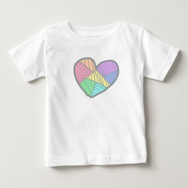Camiseta Cute heart shirt (Frente)