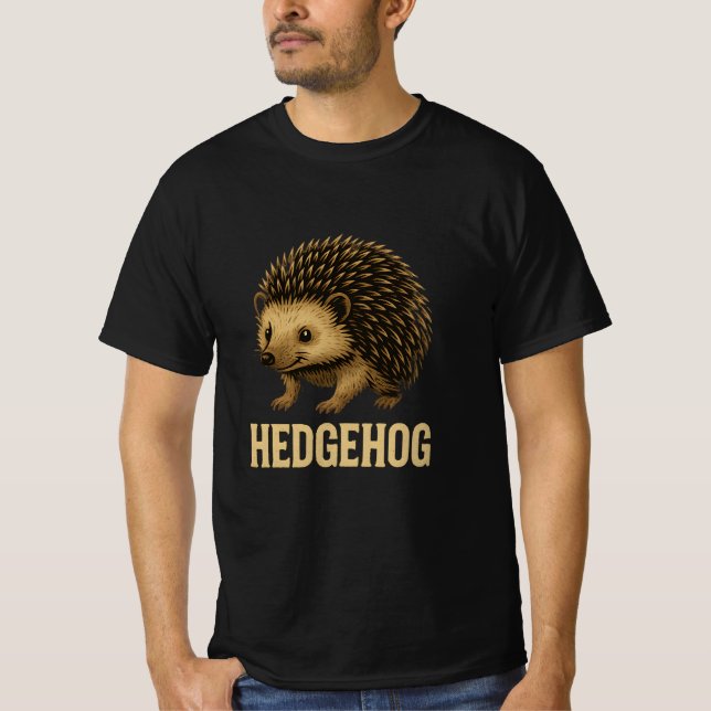 Camiseta Cute Hedgehog  (Frente)